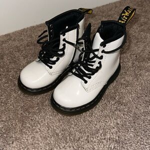 White Toddler Doc Martens